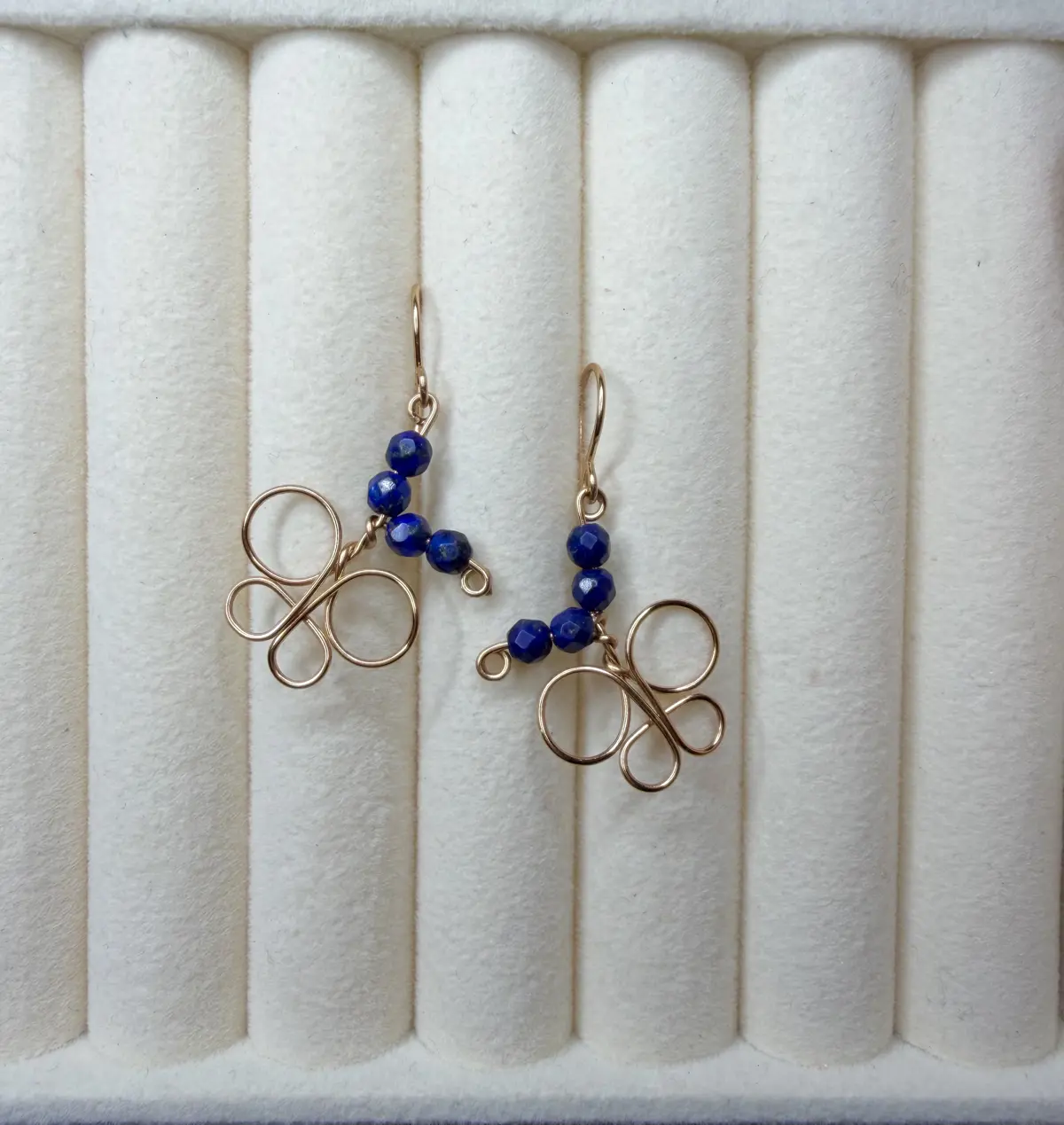 Lapis Butterfly Earrings