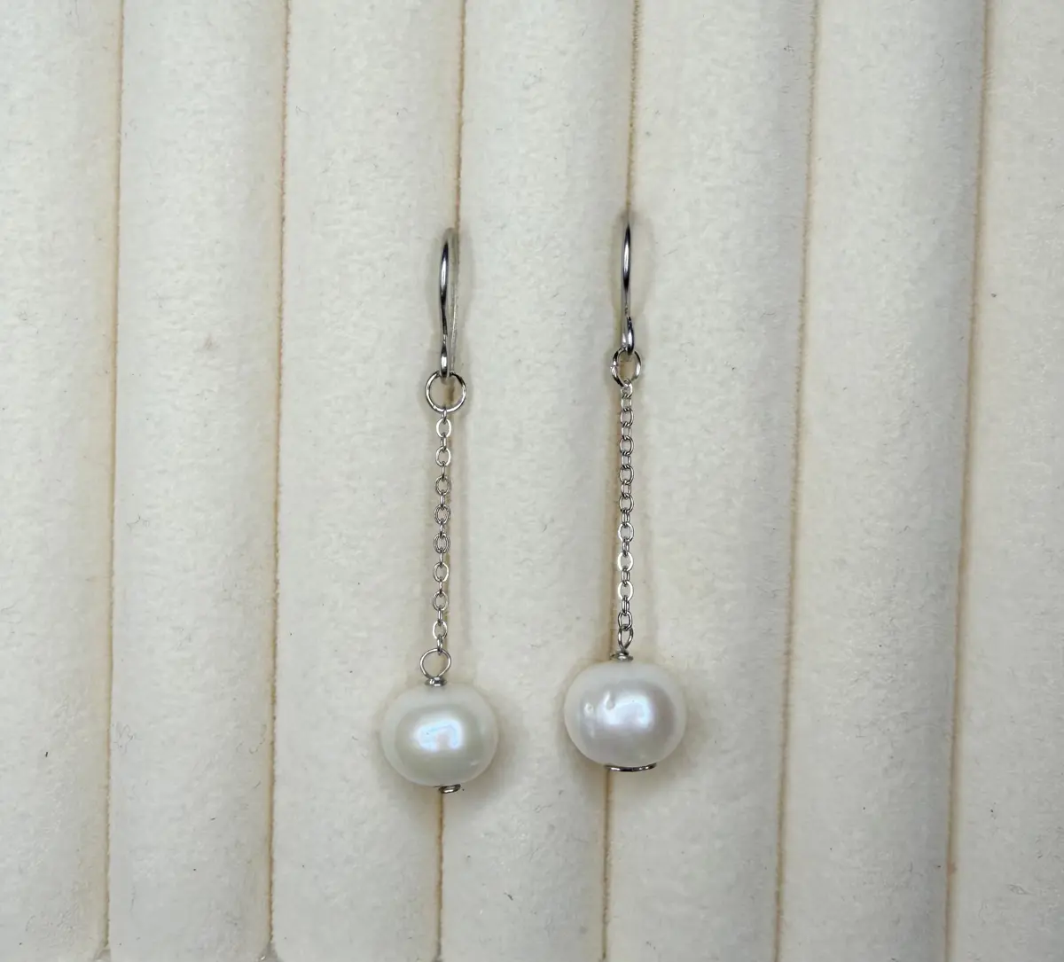 Stainless Pearl Drop