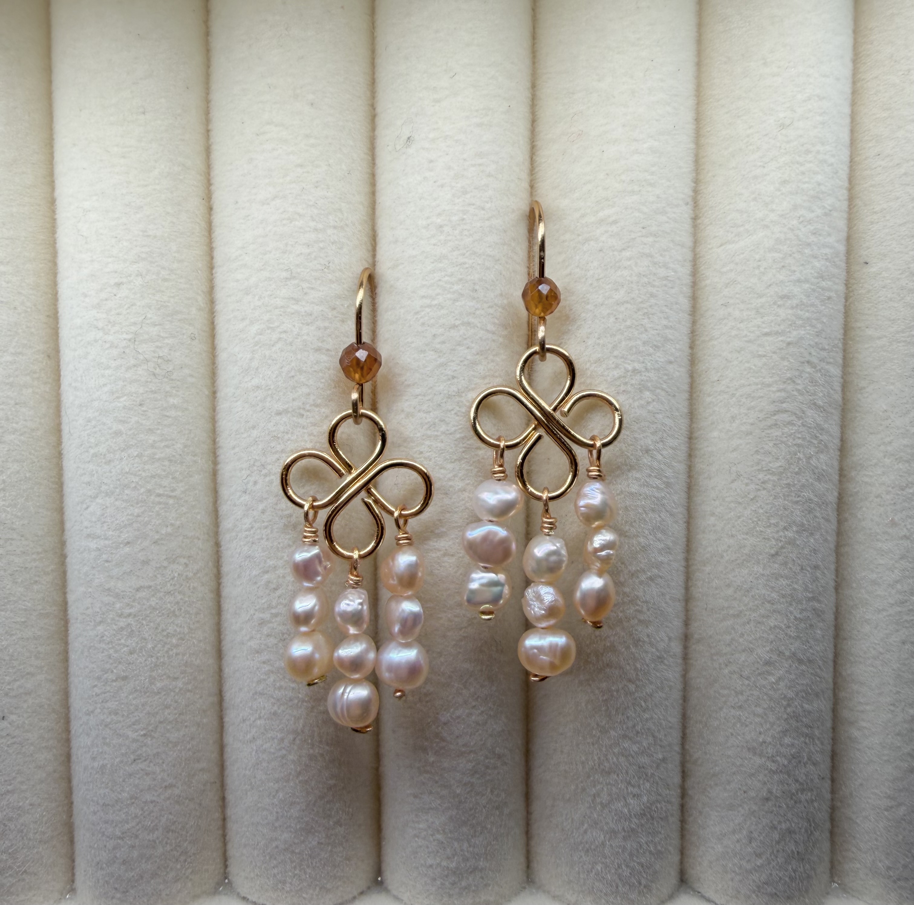 Chandelier Pearl Earrings