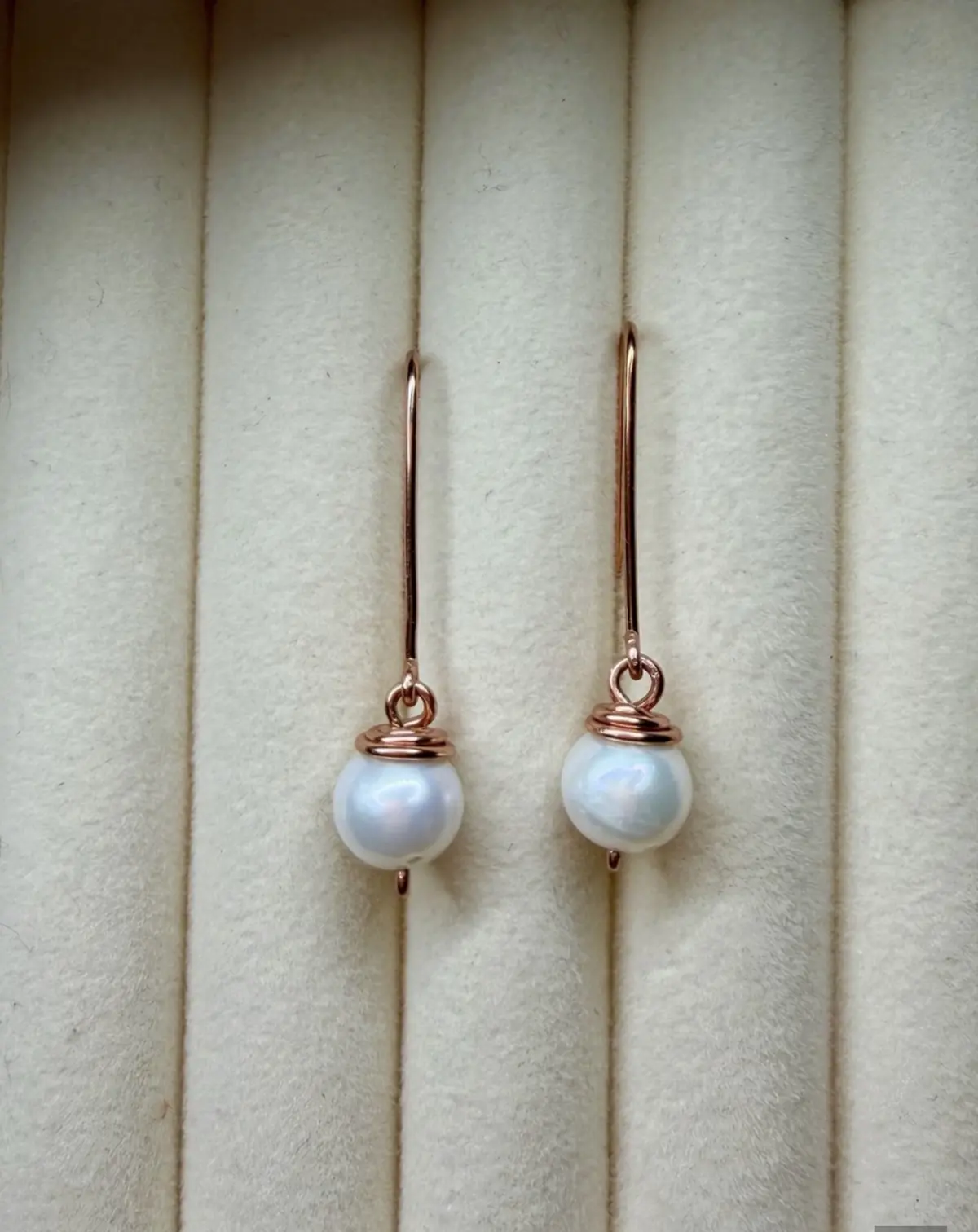 Simple Pearl Drop - Copper