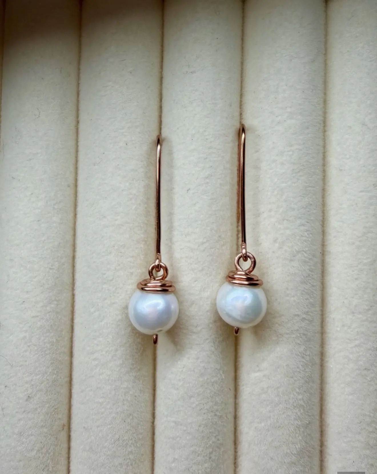 Simple Pearl Drop - Copper