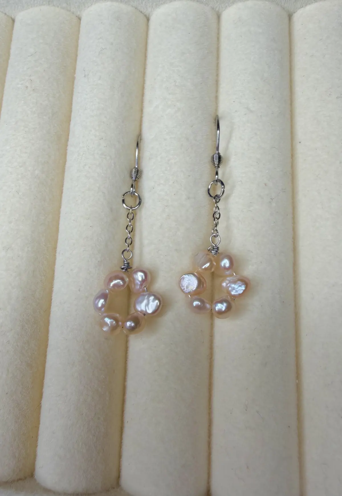 Peachy Floral Drop