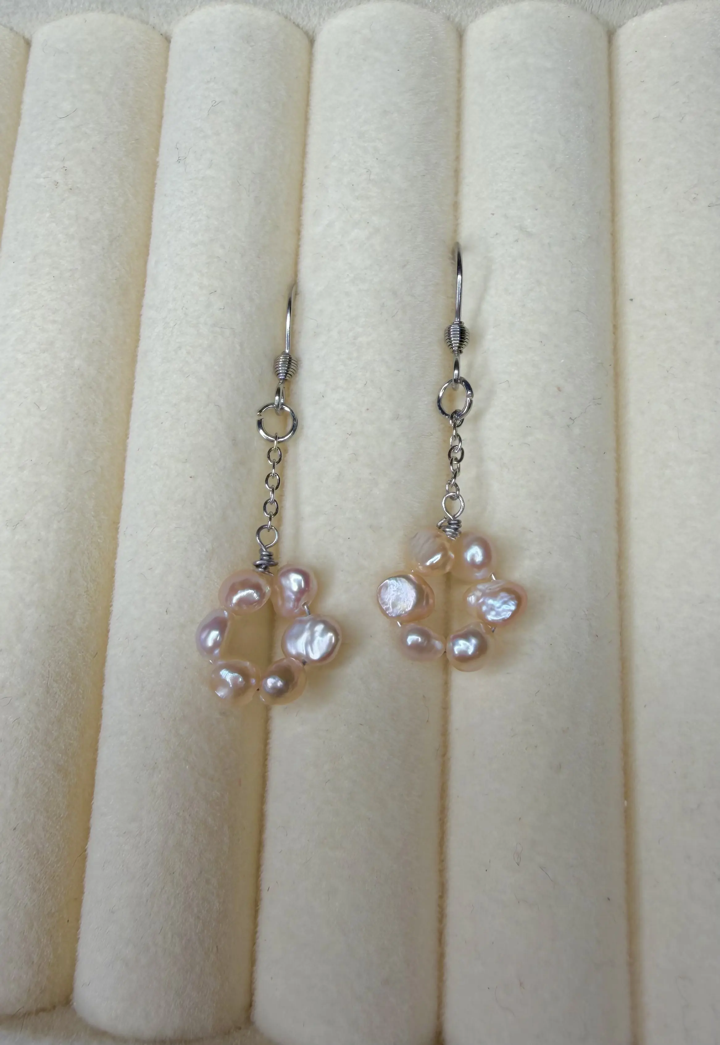 Peachy Floral Drop