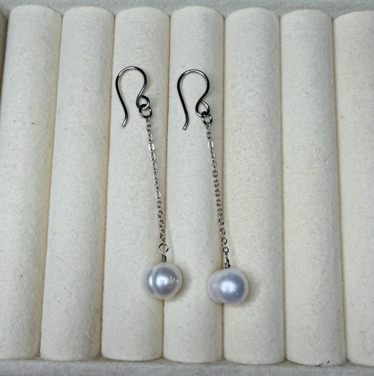 White Pearl Dangling