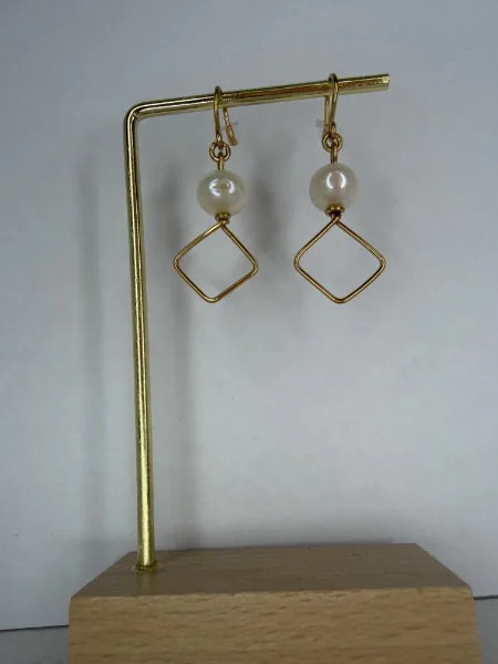 Diamond Drop Earrings