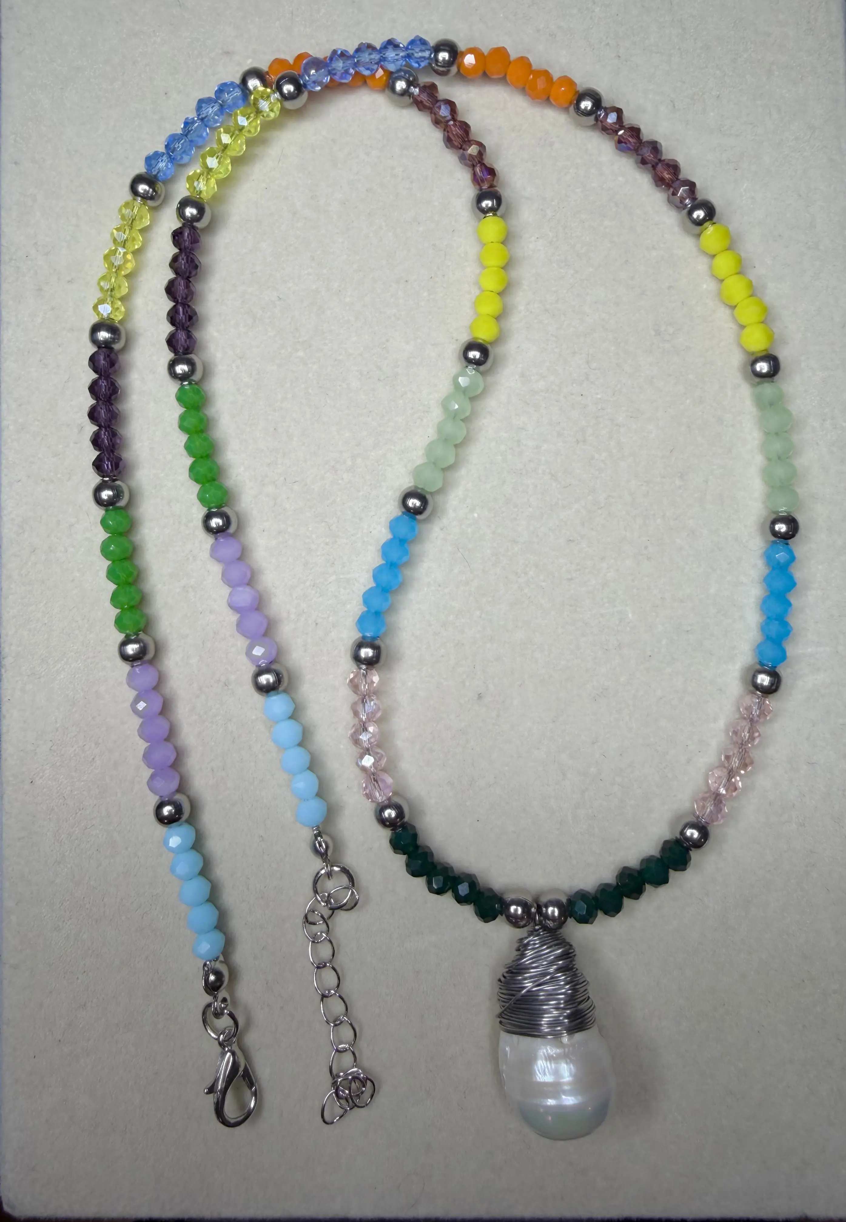 Multicolored Baroque Necklace 